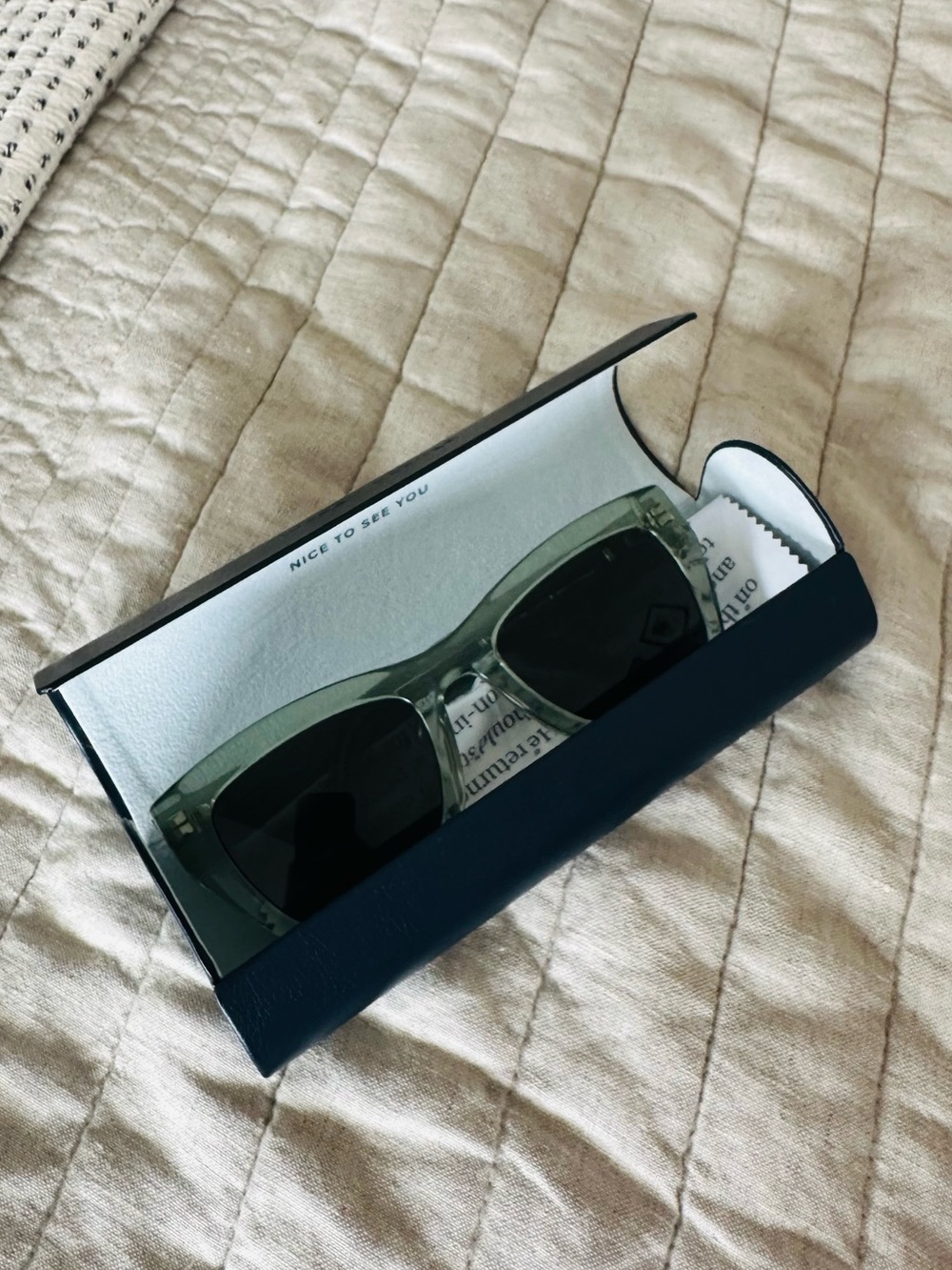Warby Parker Makai Sunglasses in Aloe Crystal